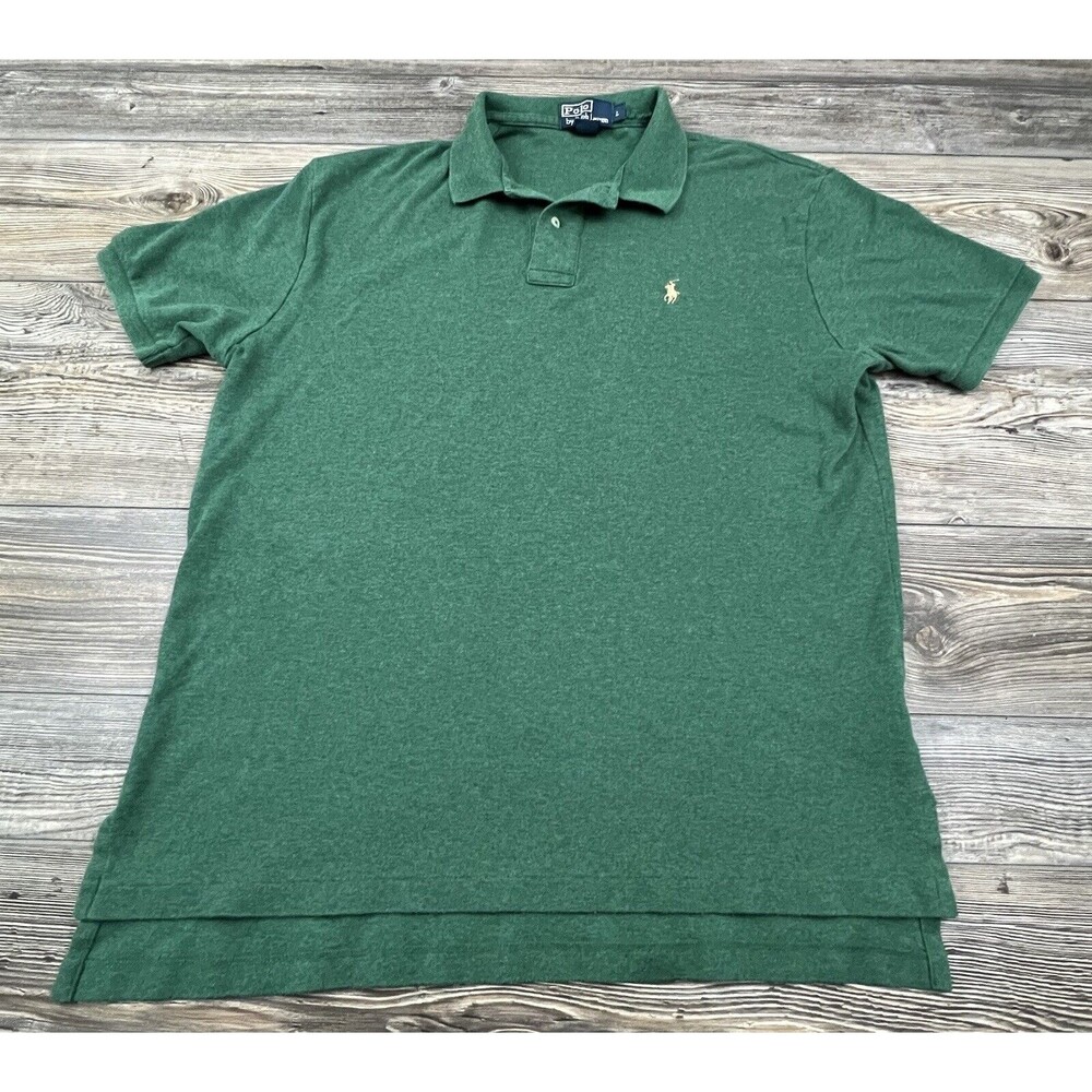 Polo By Ralph Lauren Men's Polo Short Sleeve Shirt Kelly Green Size‎ Large